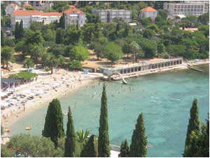 Beach Uvala Lapad Dubrovnik
